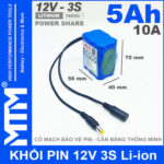 Pin 12v 10a 5000mah MTM Kich Thuoc
